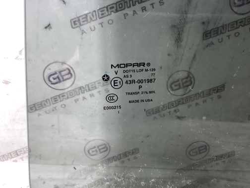 Стекло заднее левое 0967-381 Jeep Cherokee KL 18-23  68104623AC 
