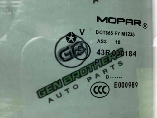 Стекло заднее правое 4411-1228 Jeep Patriot  5155454AB 