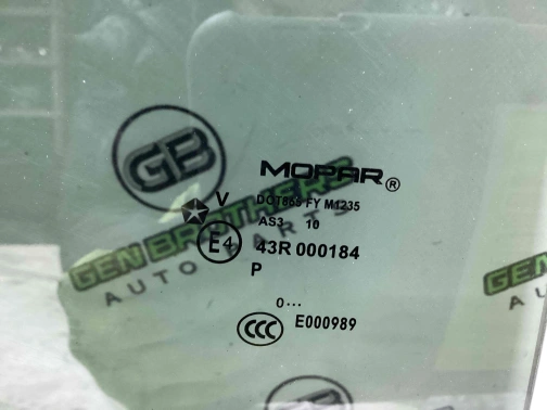 Стекло заднее правое 4411-1642 Jeep Patriot  5155454AB 