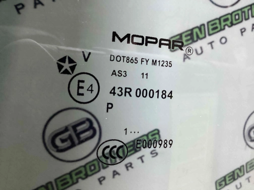 Стекло заднее правое 4411-995 Jeep Patriot  5155454AB 