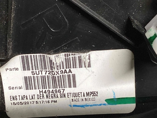 Обшивка приборной панели (торпедо) 4433-093 Jeep Compass 17-23  5UT72DX9AA 