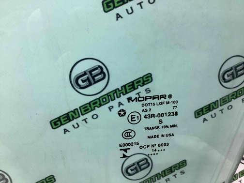 Стекло переднее левое 4444-540 Jeep Cherokee KL 14-18  68104585AC 