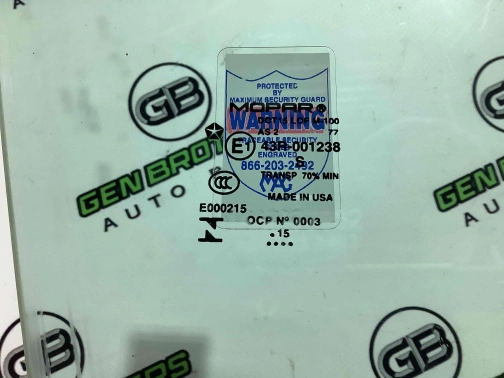 Стекло переднее правое 4444-620 Jeep Cherokee KL 14-18  68104584AB 