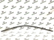 Молдинг двери передней левой 4466-109 Jeep Grand Cherokee 10-14  68257471AC 