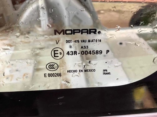 Стекло кузова правое 5094-323 Dodge Journey  5155278AG 
