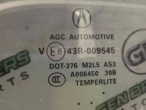 Стекло заднее левое 6202-155 Acura MDX  73450TZ5H00 