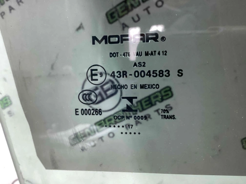 Стекло переднее правое 6438-041 Dodge Journey  5076886AD 