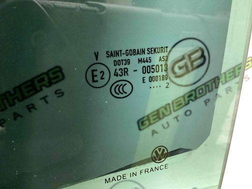 Стекло заднее левое 6633-151 Volkswagen Touareg  7P6845025C 