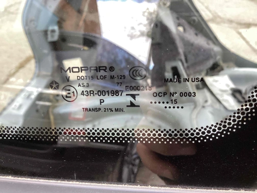 Стекло кузова правое 8674-162 Jeep Cherokee KL 14-18  68224812AA 
