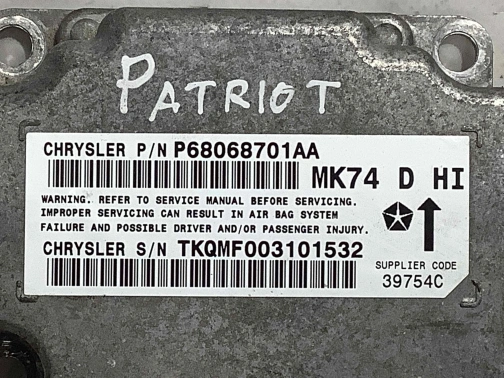 Блок AirBag 9660-143 Jeep Patriot  68068701AA 